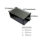 Fonte FONTEK Eco 1205 12V 5A P4 2,1mm Cabo AC Plastica I - Imagem 2