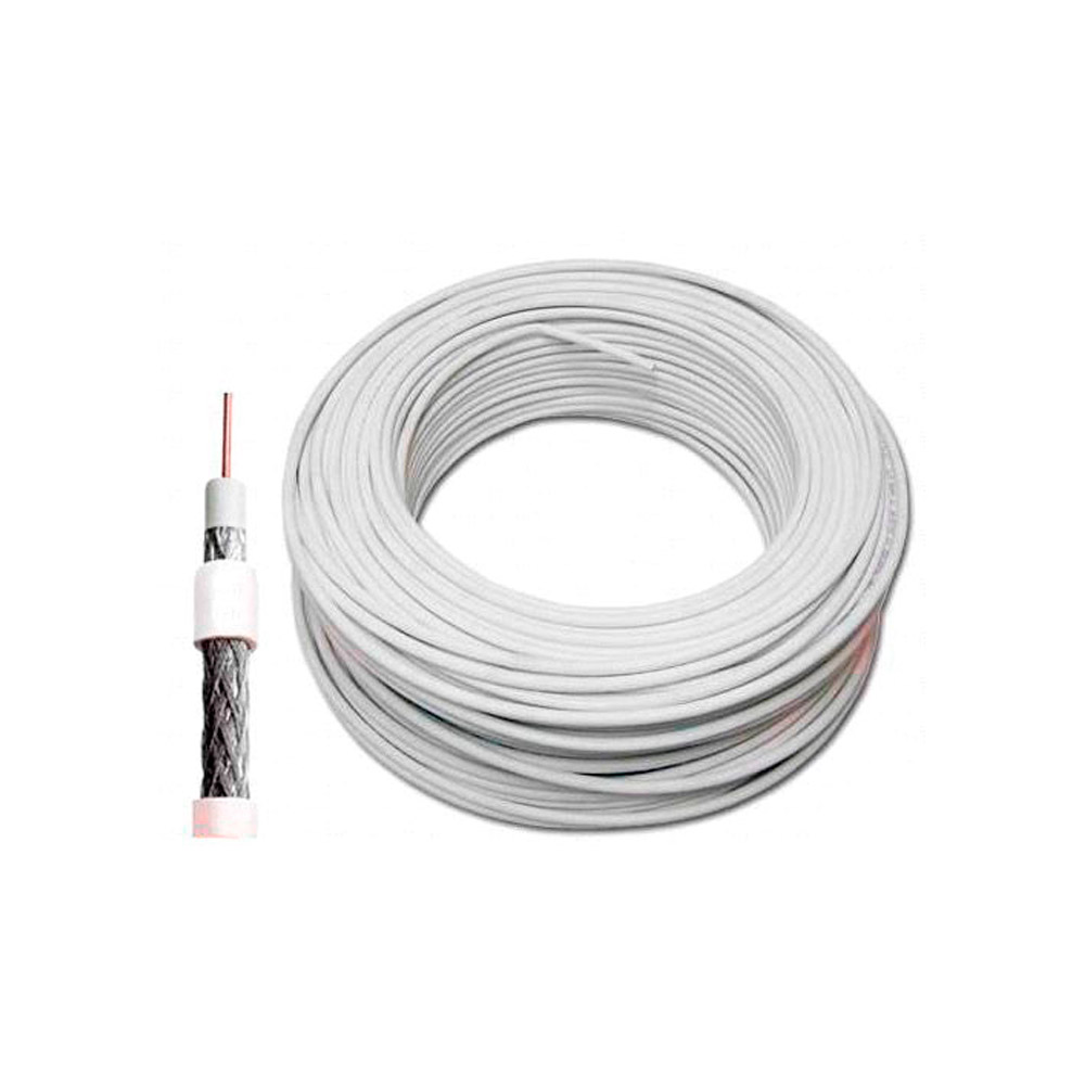 6400-21 Cabo Coaxial RG6 67% de Malha - Rolo c/ 100 mts - Imagem 1