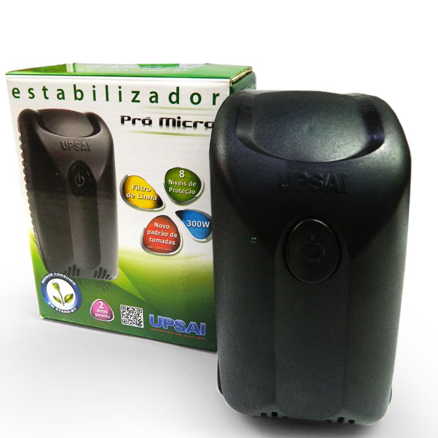 EST115-21 Estabilizador upsai 220v - 300W - Imagem 1