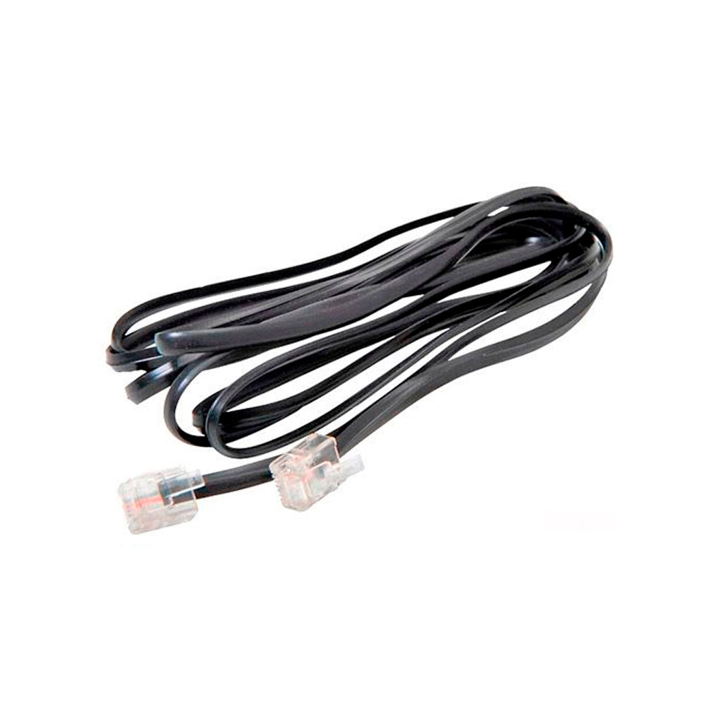 ET-10-21 Extensão Telefonica Lisa 10m 4 Vias Preto - Dantas - Imagem 1